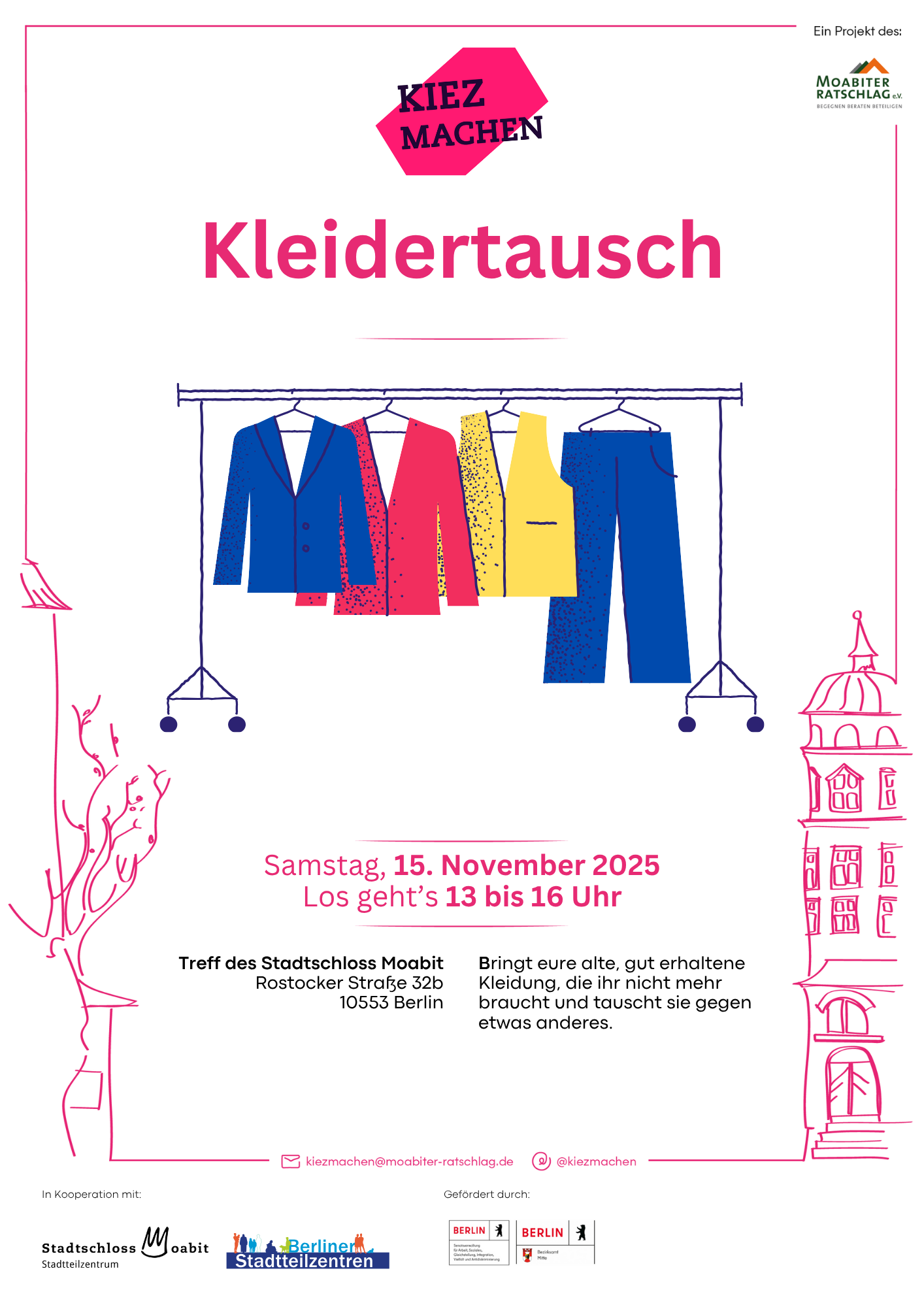 Kleidertausch Plakat