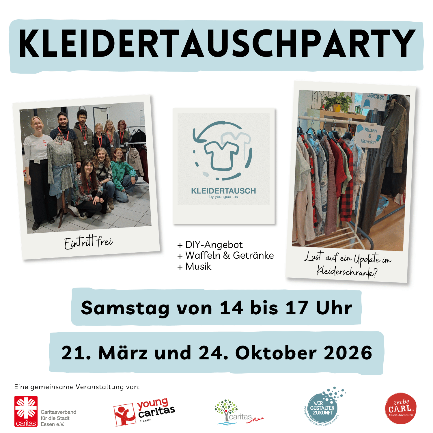 Entwurf 1 Kachel Kleidertausch yc