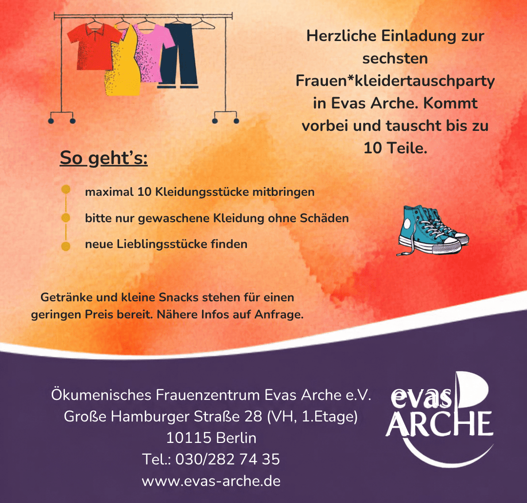 Kleidertausch 2026 Canva