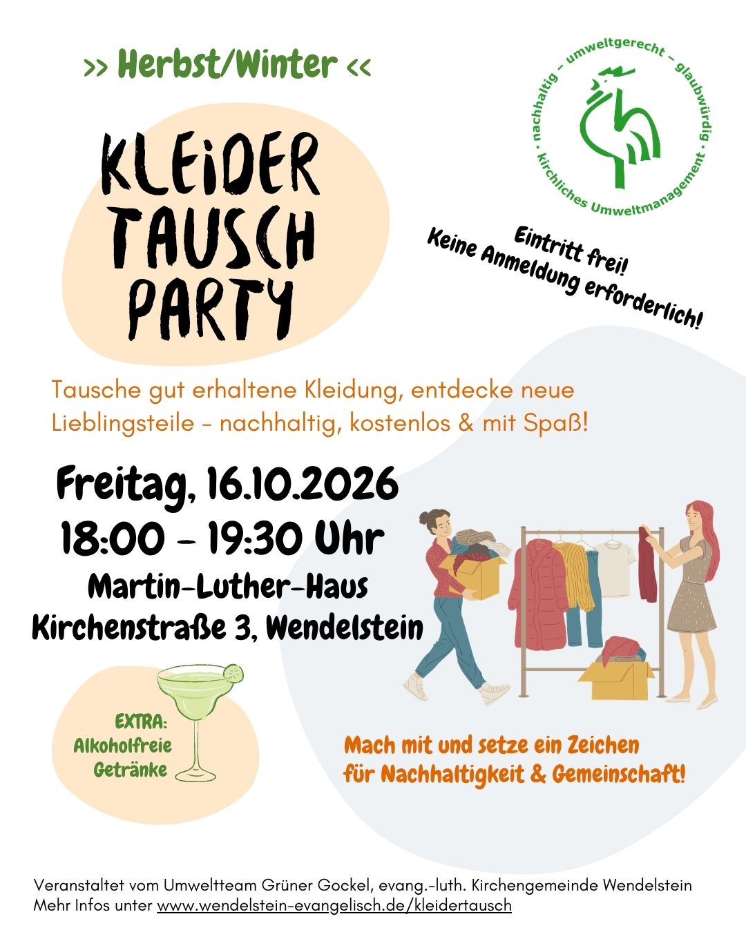 Social Media Kleidertauschparty 2026-10-16